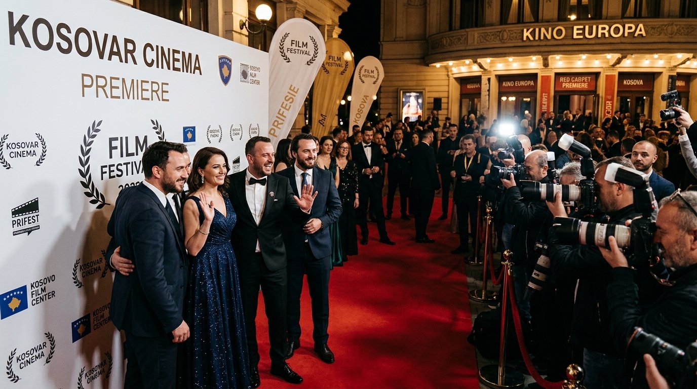 Rilindja e Kinemasu00eb Kosovare: Premiera e filmit të kinematografisë kosovare në tepihun e kuq